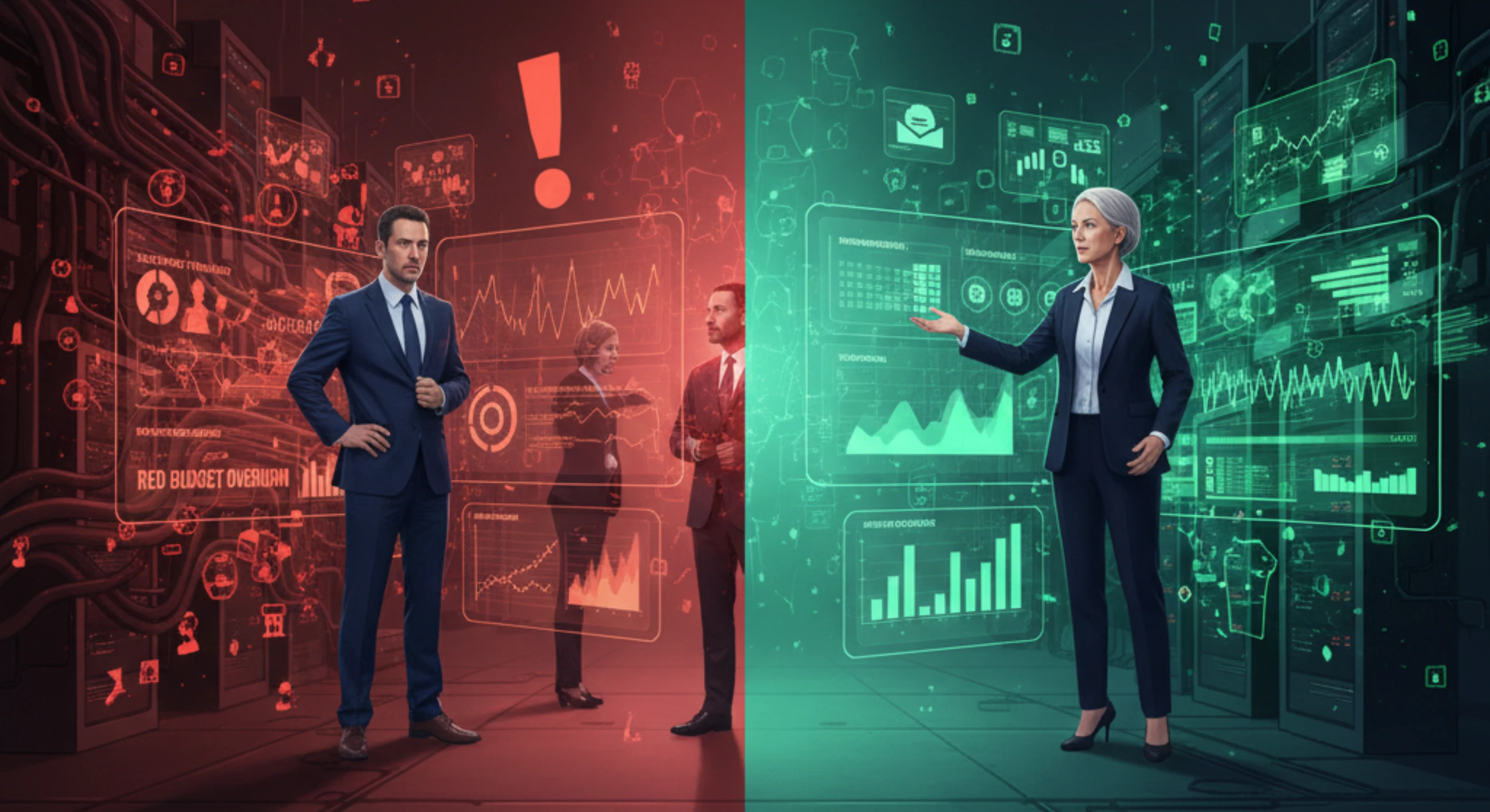Risk management framework in large enterprise software development showing governance, vendor risk, integration challenges, and executive oversight