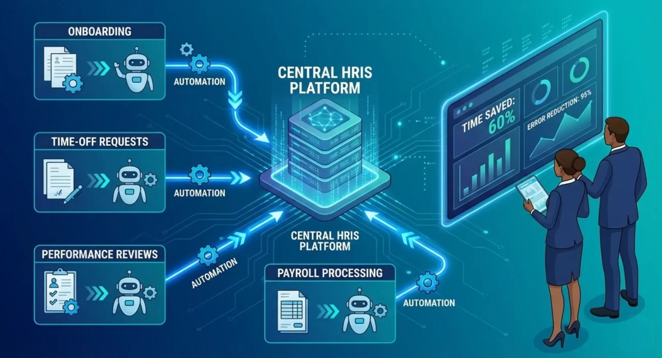 Automated HR workflows using modern HRIS systems