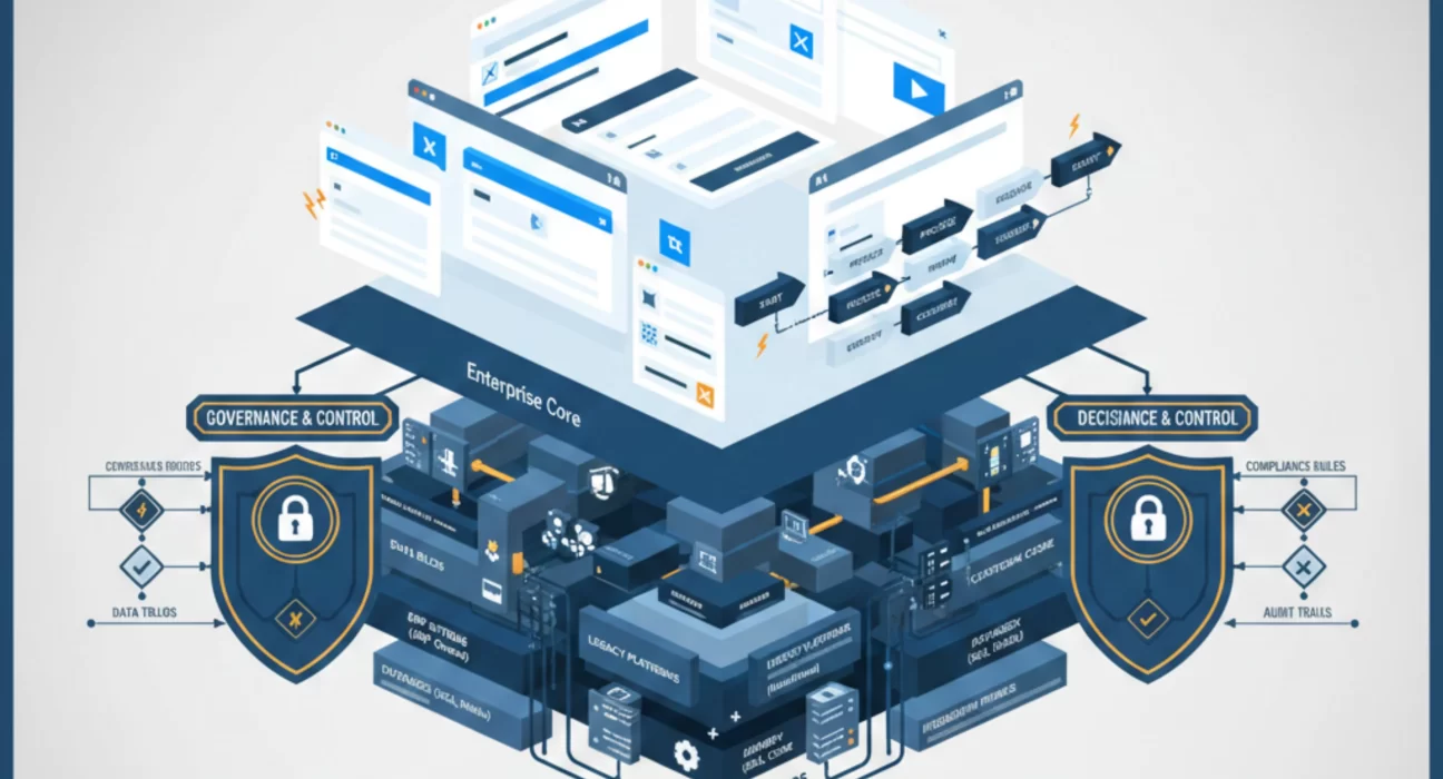 Enterprise automation with low-code platforms in modern business workflows