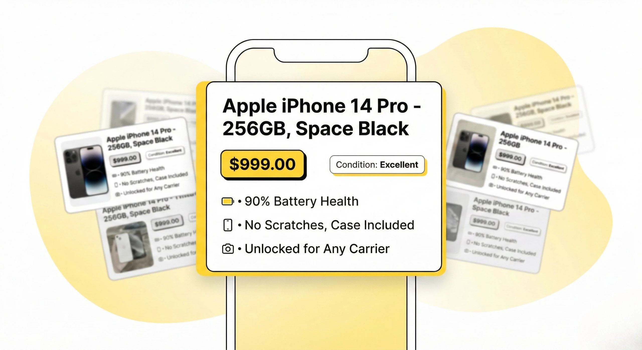 Clear classified listing with photos, price, and key details that are easy to understand at a glance