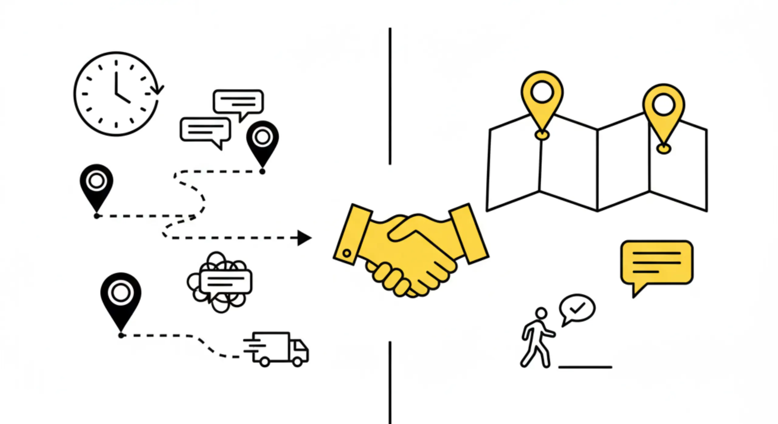 Local connections close deals faster when nearby buyers and sellers meet to exchange laptop in person
