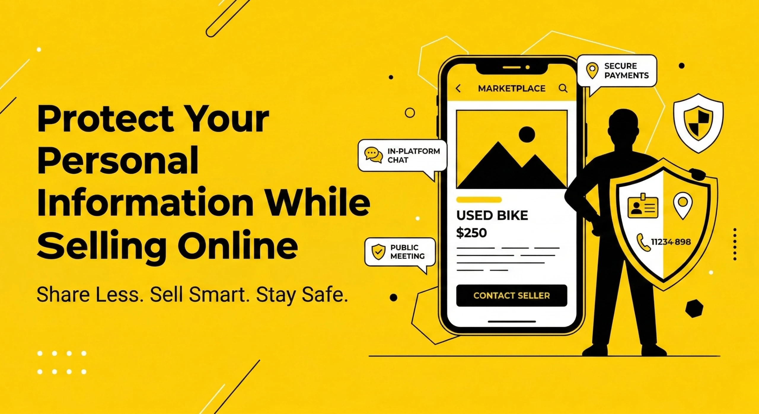 Protect personal information while selling items on classified sites safely